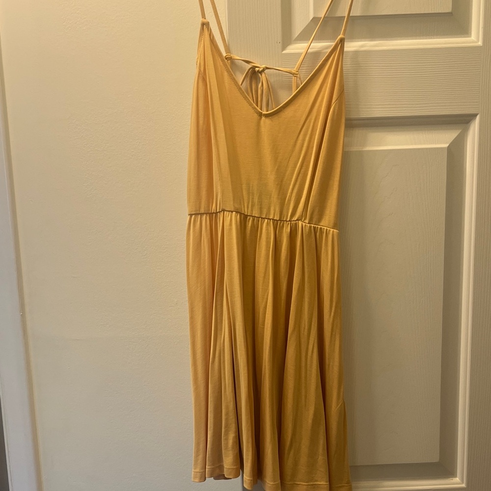 Forever 21 Yellow Spaghetti Strap Sundress